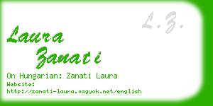 laura zanati business card